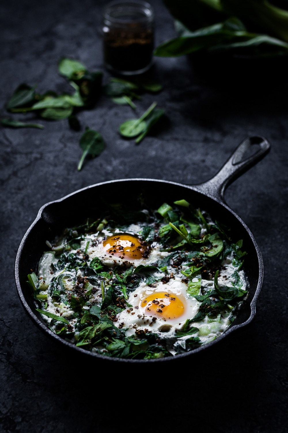 Grune Shakshuka Mit Spinat Und Pak Choi Seelenschmeichelei