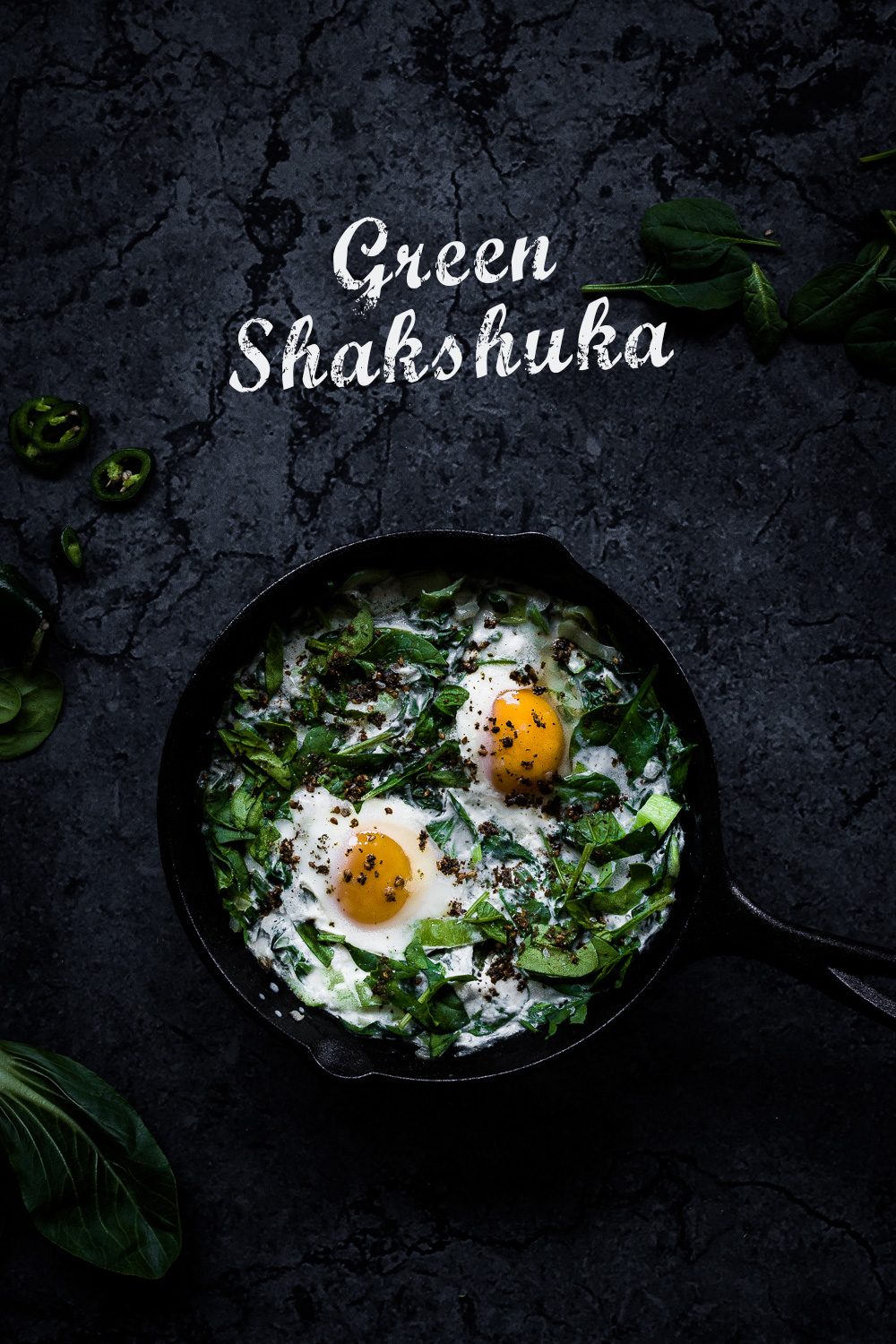 Grune Shakshuka Mit Spinat Und Pak Choi Seelenschmeichelei