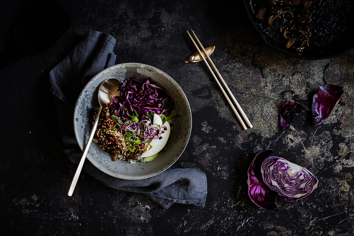 Bulgogi Bowl | koreanisches Feuerfleisch | seelenschmeichelei.de