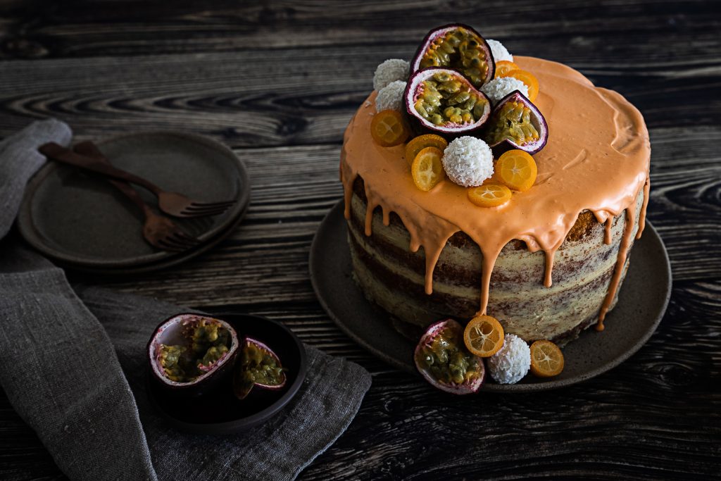 Mango Maracuja Naked Cake | Seelenschmeichelei