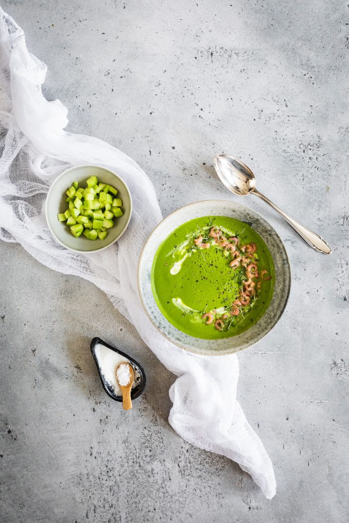 Kopfsalat Gazpacho mit Krabben | Seelenschmeichelei