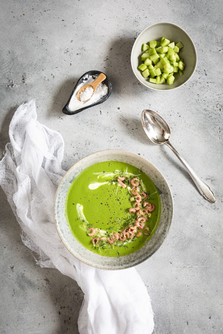 Kopfsalat Gazpacho mit Krabben | Seelenschmeichelei