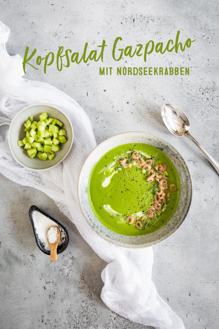 Kopfsalat Gazpacho mit Krabben | Seelenschmeichelei