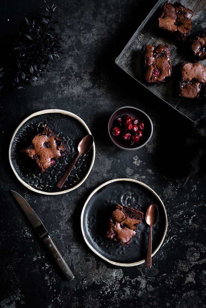 Super schokoladige Sauerkirsch Brownies | seelenschmeichelei.de