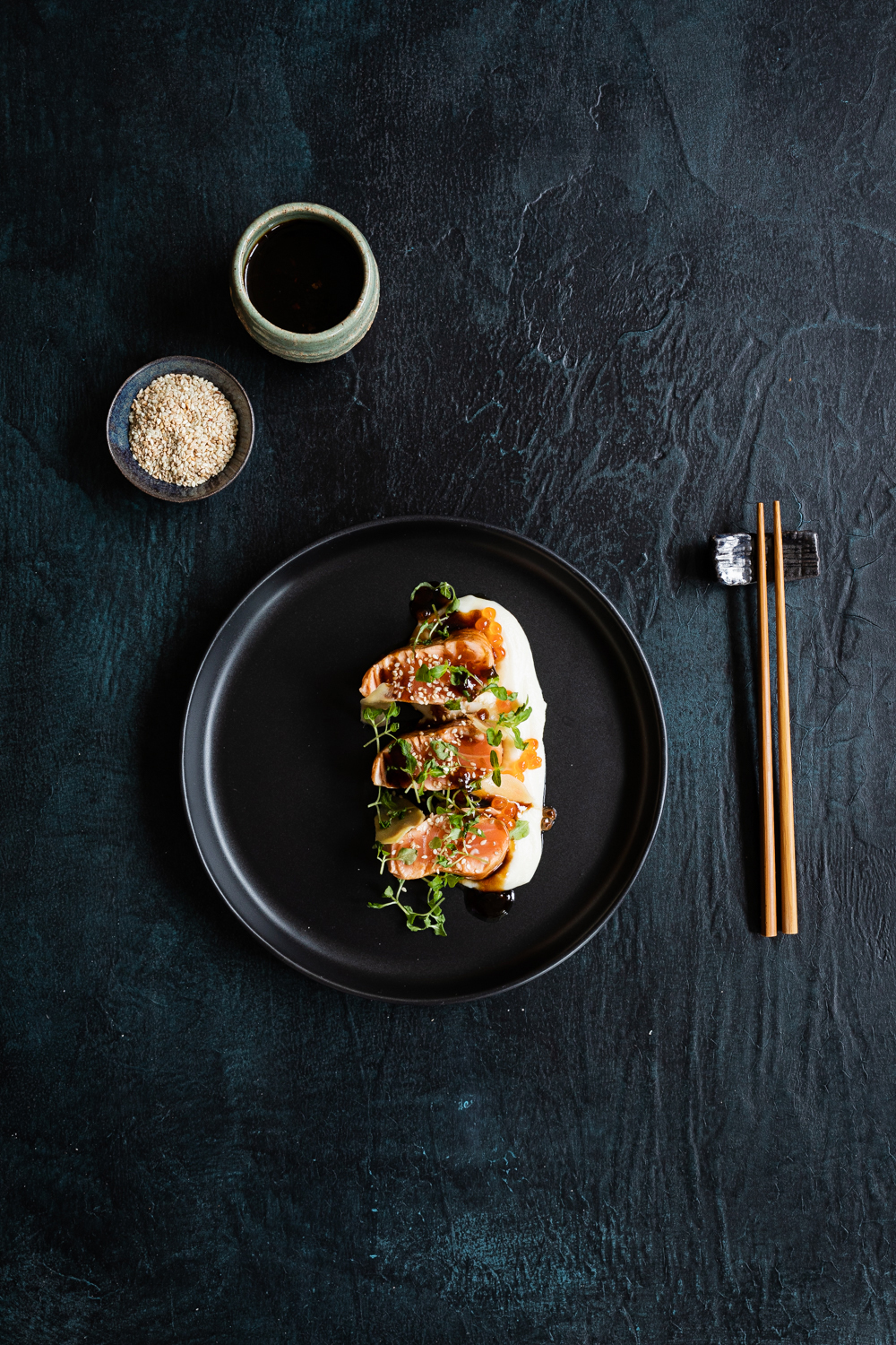 Teriyaki Lachs Mit Blumenkohl-Creme | Seelenschmeichelei