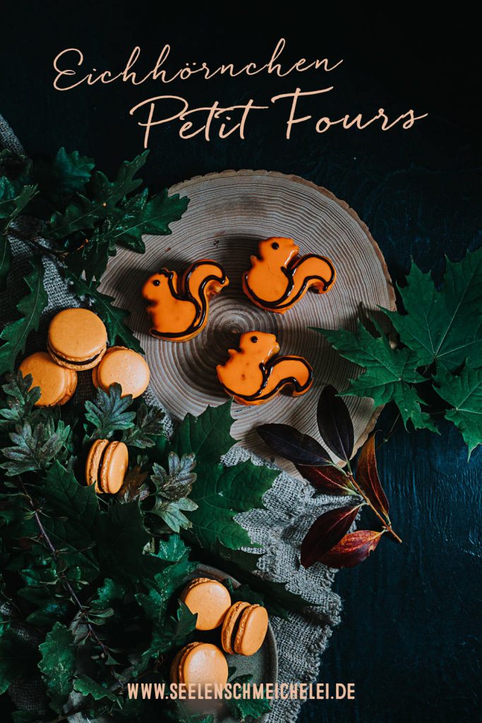 {Süßer Herbst} Eichhörnchen Petit Fours | Seelenschmeichelei {Süßer Herbst} Eichhörnchen Petit Fours | Seelenschmeichelei