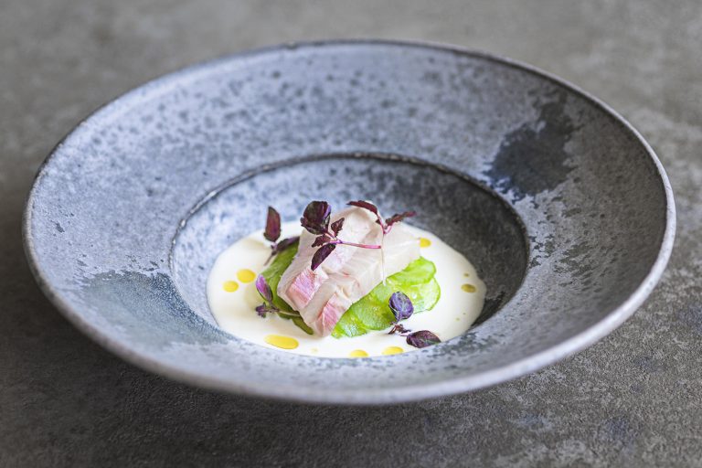 {Inspiriert von Kopenhagen} Hamachi Sashimi & Ajo Blanco