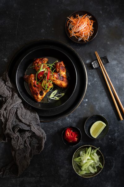Vietnamesische Chicken Wings &amp; schnelle Gemüse Pickles